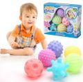Baby Toy Ball Toddlers and Infant Small Massage Soft Textured Multi Ball Set. 