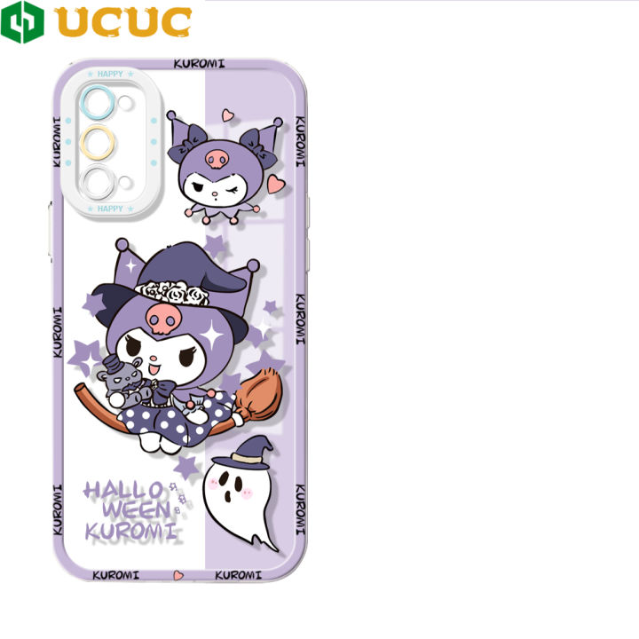 UCUC for Realme 7 Pro Back Cover Cute Kuromi Transparent TPU Ultra Thin Soft Phone Cases