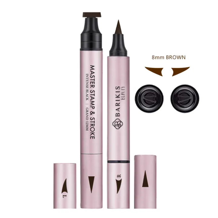 Linman%20Yuanyan%202%20Pens%20Winged%20Eyeliner%20Stamp%20Black%20Brown%20Liquid%20Eyeliner%20PFifty%20percent%20discount%20en%20Triangle%20Seal%202-in-1%20Waterproof%20Makeup%20Kit%20With%20Eye%20Liner%20Pencil%20-%20Image%207