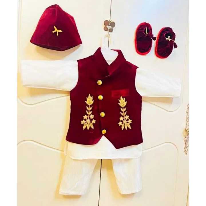 Baby Boy Rice Feeding Pasni Dress