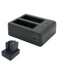 Action Camera Dual Usb Charger For Charging 2 Batteries. 