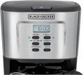 Black+Decker 900W 12 Cup 24 Hours Programmable Coffee Maker With 1.5L Glass Carafe And Keep Warm Feature For Drip Coffee And Espresso, Black - Dcm85-B5. 