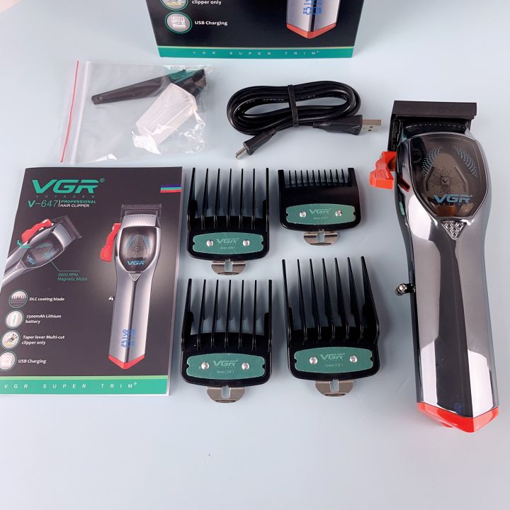VGR%20V-647%20Professional%20Hair%20Clipper%20%7C%209000%20RPM%20Magnetic%20Motor,%20Cordless%20Rechargeable%20Hair%20Cutting%20Machine%20with%20LED%20Display%20for%20Men,%20Salon%20Barber%20Supplies%20-%20Image%206