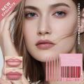 Cameo Brown Lip Stick Lipliner Pencil 12-color Set Draw Outline The Lip Line Pen Matte Long-lasting Lipstick Pink Velvet Makeup. 