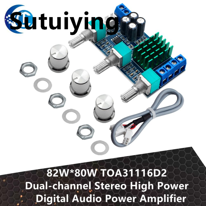 Amplificatore Audio Digitale TPA3116D2 Dual-Channel 2x120W – Modulo XH-M543 Con Chip Integrato, Alta Definizione, Alimentazione 12-26V Per Impianti Stereo E DIY - 4