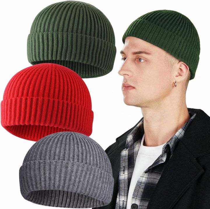 Plain%20Winter%20Fashion%20Knitted%20Hat%20Beanie%20/Cap%20/Topi%20With%20Fleece%20For%20unisex%20-%20Image%202
