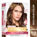 LOREAL PARIS Excellence Creme Hair Color - 6.13 Golden Brown (72ml+100g). 