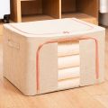 Kids Storage Box, Kids Cloth Storage Box For Kid's Clothes, Folding Stackable Clothes Organizer With Metal Frame. 