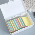 New Transparent Plastic Storage Box Photocards Small Card Storage Box Desk Organizer Box Classification Box Stationery. 