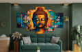 Realistic Buddha Painting Canvas For Wall And Living Room/ Home Decor Item For Decoration. 