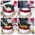 Homo Momo Steamer , Momo Maker,  Multifunction 2 In 1 Electric Steamboat Fry Steaming Grill Cook Rice Ceramic Electric Cooker. 