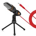Microphone, 3.5Mm Jack Condenser Recording Microphone With Mic Stand For Pc, Laptop, Mobile. 