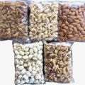 Premium Daily Needs Fresh and Healthy Mixed Dry Fruits Combo Pack of Almonds, Cashews, Raisin, Pistacho & Walnut Halves Kernels Combo Pack 200g each. 