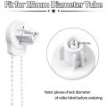 Roller Blind Fittings Kit, Roller Blinds Brackets with Beaded Chain, Curtain Roller Accessories for Windows Replacement. 
