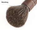 Wenefang 1pc Natural Wooden Handle Facial Hair Wet Bristles Care Beards Brush Men Brush for Mustache Shaving Boar. 