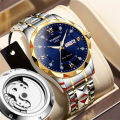 BANBONY Watch Men's Transparent Hollow Double Calendar Diamond Case Rope Luminous Waterproof Fashion Foreign Trade Watch in Stock. 