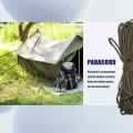 7 Rope Paracord Parachute Rope, green Length: 15M. 