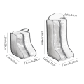 NAMUNY Portable Women Tall & Short Boot Storage Bags,2 Packs Tall+2 Packs Short,Waterproof Boot Bags for Travel and Daily Black. 