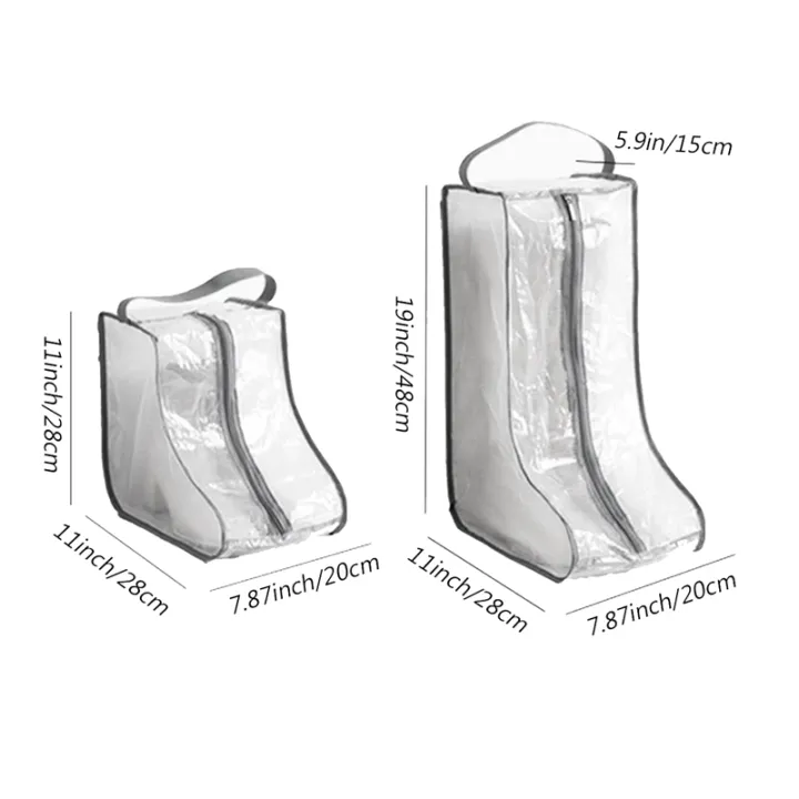 NAMUNY%20Portable%20Women%20Tall%20&%20Short%20Boot%20Storage%20Bags,2%20Packs%20Tall+2%20Packs%20Short,Waterproof%20Boot%20Bags%20for%20Travel%20and%20Daily%20Black%20-%20Image%202