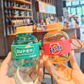350ml Mini Water Bottle With Handle Cute Water Bottle For Girls Outdoor Portable Plastic Water Bottles Gifts For Friends. 