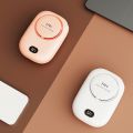 fasdaga 2X Fan Mini USB Cooler Rechargeable Ventilador Travel Handheld Portable Silent Small Electric Cooling Fans Pink. 