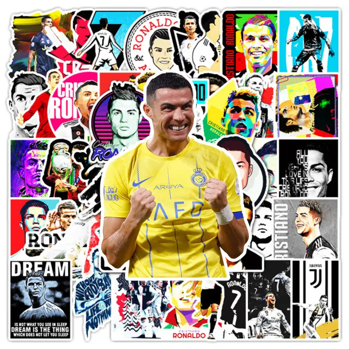 Artsy%20Home%2025/50/100%20Pcs%20Cristiano%20Ronaldo%20Stickers%20for%20Laptops%20Cellphone%20Guitar%20-%20Image%206