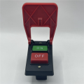 fasdaga 2X 110V/220V Dual Voltage Paddle Switch, 3HP At 230 Volts, Large Knee Paddle for Power Tools Fast Power Off. 