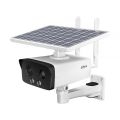 4MP IR Fixed-focal Bullet 4G Solar Power Network Camera. 