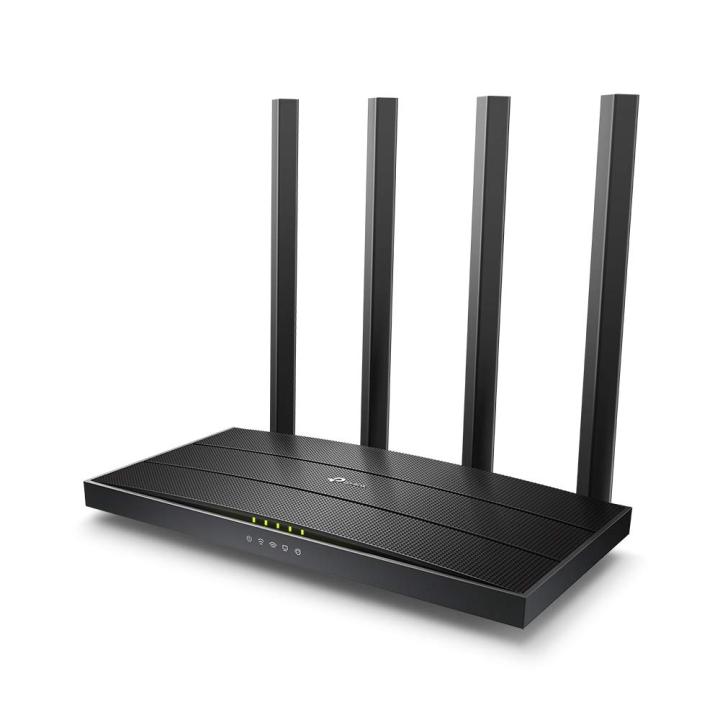 TP-Link Router AC1200 Archer C6 Wi-Fi Speed Up To 867 Mbps/5 GHz + 300 Mbps/2.4 GHz , 5 Gigabit Ports, 4 External Antennas , MU-MIMO, Dual Band