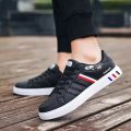 Atozfoothouse Black & White Sneakers Shoes For Men. 