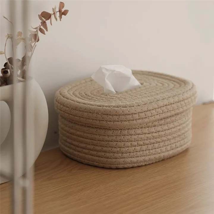 Tissue%20Box%20Cover%20Square%20Tissue%20Holders%20Cotton%20Rope%20Covers%20Rectangular%20Tissue%20Box%20Cute%20Accessories%20Decorative%20Organizer%20-%20Image%205