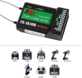 Flysky FS-i6X 10-Channel Radio Transmitter with Flysky ia10B RC Receiver. 