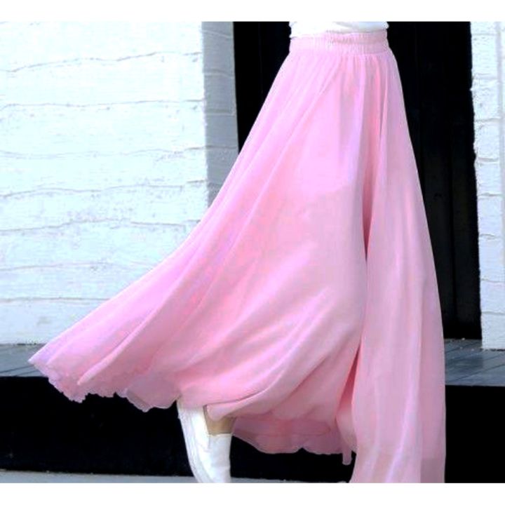 Georgette Sarara Doble Layre Party Wear