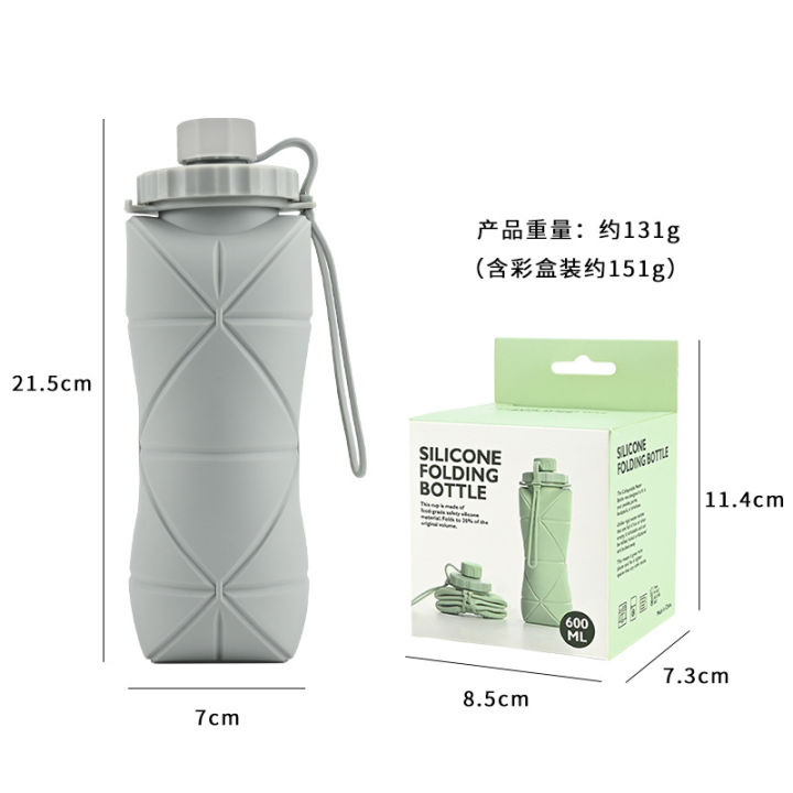 Cross-border%20New%20Silicone%20Water%20Bottle%20Outdoor%20Portable%20Silicone%20Water%20Jug%20Cup%20High%20Temperature%20Resistant%20Sports%20Water%20Bottle%20Factory%20In%20Stock%20-%20Image%205