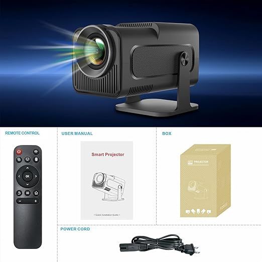 Hy320%20Mini%20Portable%20Projector-5G%20WiFi%206,Bluetooth%205.0%20and%20Android%2011,Support%204K%20and%201080P%20Full%20Hd,12,000%20Lumens,Led%20Projector%20with%204D/4P%20Auto%20Correction,180%C2%B0%20Rotation,Electronic%20Zoom%20-%20Image%204