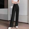 Front Pocket Design Formal Pant Long Loose Parallel Design For Women - White | Multisize | Fashion | Pants For Women. 