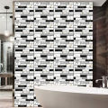 Mosbeha Wall Decal Sticker 3D Brick Pattern Scratch Resistant Wall Sticker. 