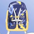 Portable High Feeding Chair with attached Toy and Wheel. 