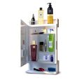 Bathroom Organizer Cabinet | Mirror with Shelf  White. 