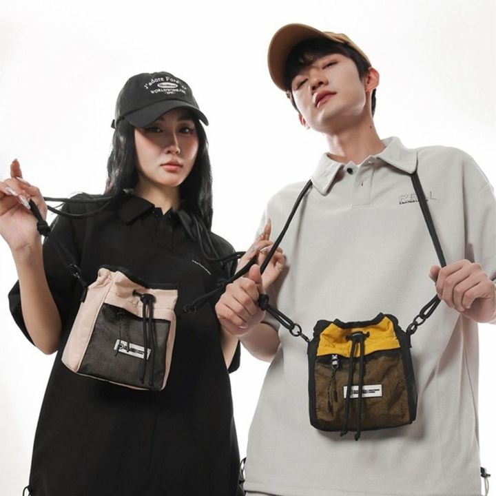 Portable%20Nylon%20Drawstring%20Crossbody%20Bag%20Square%20Men%20Messenger%20Bag%20Couple%20Gift%20Lightweight%20Mini%20HandBag%20Student%20-%20Image%207