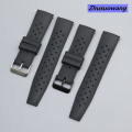 Zhusuowang Suitable for Seiko No. 5 Starfish Strap SSC663 Water Ghost Abalone Canned Fluorine Rubber Watch Strap 20 22mm Quick Release. 