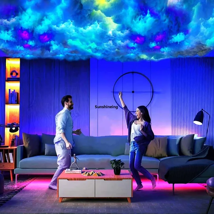 Night%20Light%20Decorative%20Color%20Light%20Adjustable%20Remote%20Control%20Plug%20USB9.83DLED%20Lightning%20Cloud%20Light%20with%20FT%20Ambiance%20Bedroom%20-%20Image%205