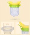 Nechibaby- Baby Fruit Feeder Pacifier Teething Toys Fresh Food Feeder Infant Fruit Teething Toy Silicone Pouches for Toddlers Kids Boy Girl. 