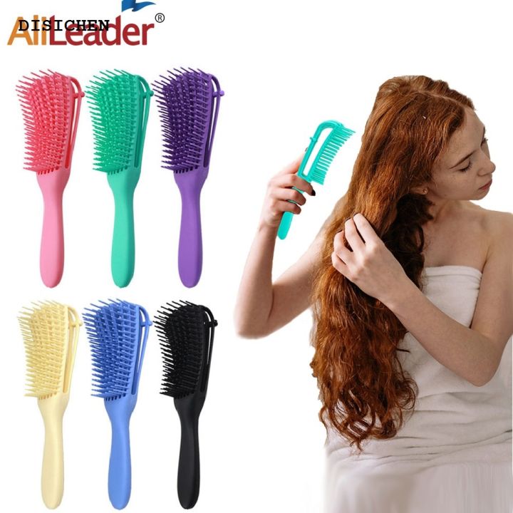 DISICHEN 2025 New 1pcs Detangling Brush for Curly Hair Textured 3a to 4c Kinky Wavy/Curly/Coily/Wet/Dry/Oil/Thick/Long Hair