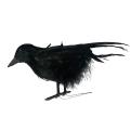 Modeow Fake Bird Toy Handmade Realistic Standing Crows Prop. 
