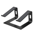 Aluminum Stand for Portable Laptop Stand Desktop Stand Easy Install Black. 