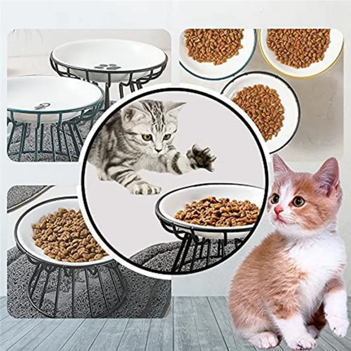 Cat-Bowls,%20Elevated%20Cat-Bowl,%20Raised%20Ceramic%20Cat-Dish%20with%20Metal%20Stand,Pet%20Water%20or%20Food%20Feeding%20Station,Dishwasher%20Safe%20-%20Image%206