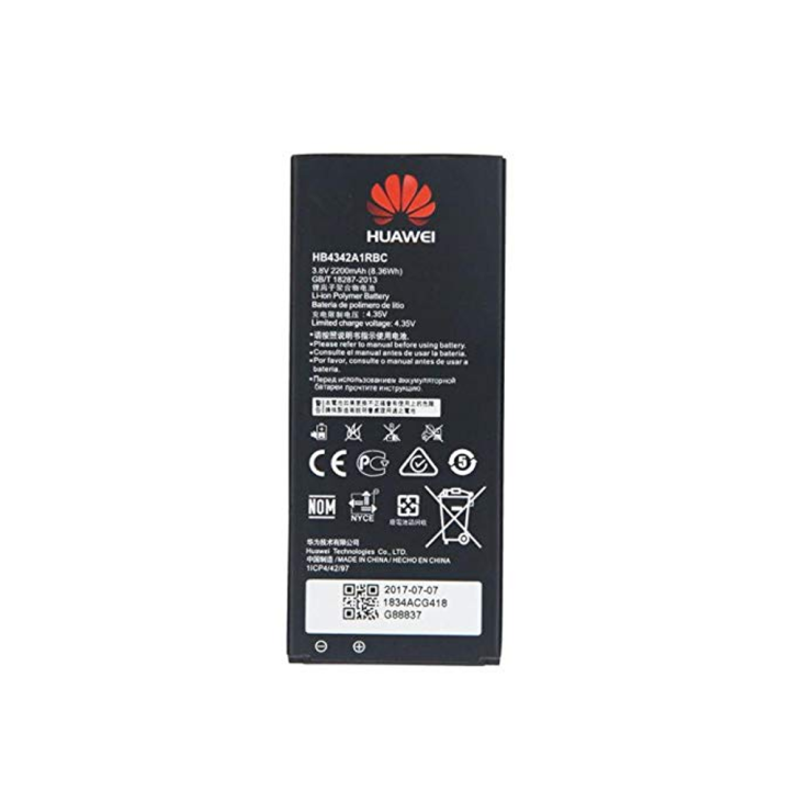 Mobile Cellphone Batteries HB4342A1RBC/C for Huawei Y6, Huawei Y5II, Honor 4A, Honor 5A, Honor Y6, G700