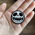 S_way Gorillaz Band Music Anime Skeleton Bonesy Skull Cartoon Enamel Pin Lapel Brooch Metal Badge Jewelry Accessary. 