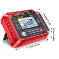 Insulation Ohm Tester Resistance Grounding MH12 Digital Meter AC Tester. 